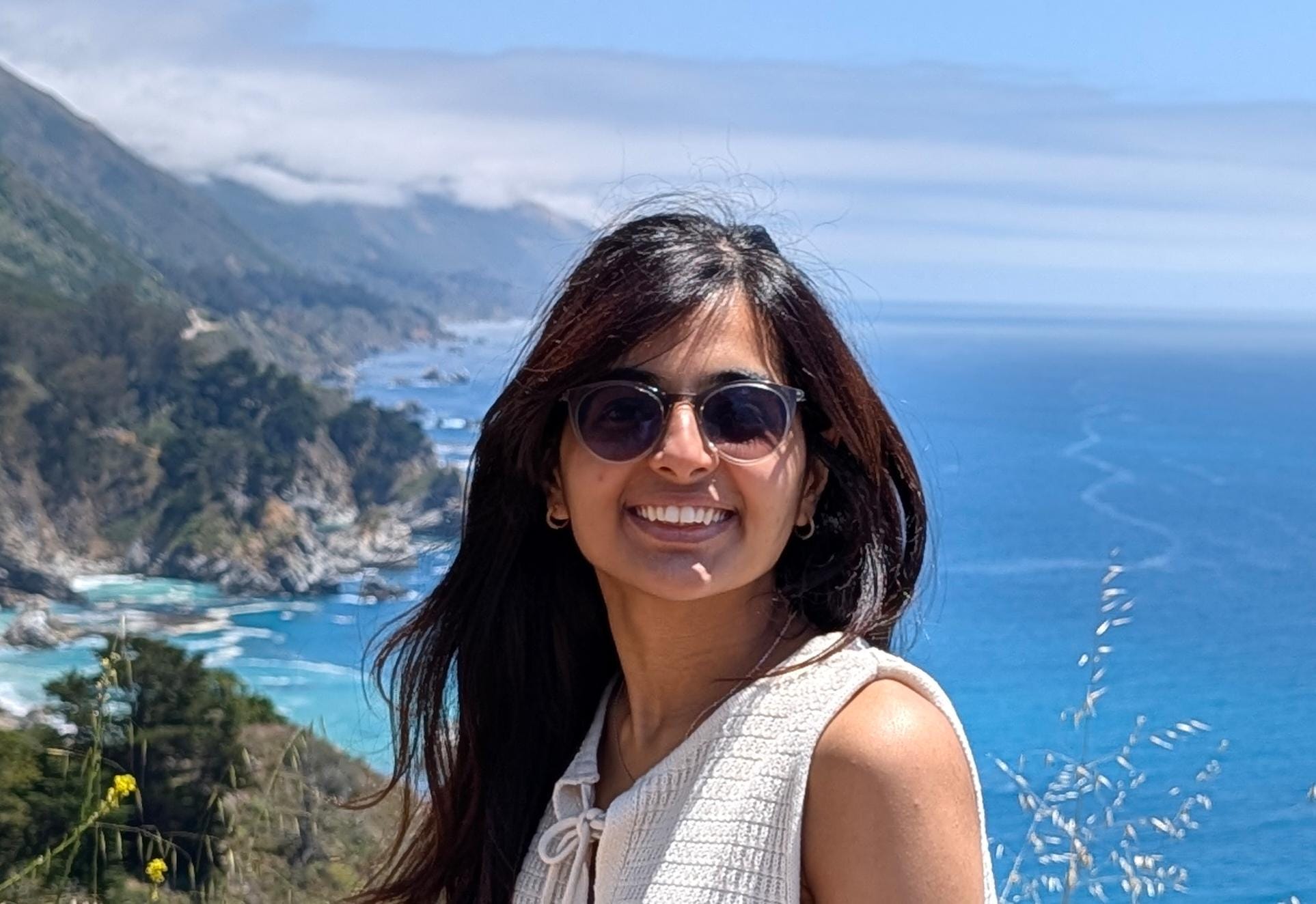 Dr. Dhrtika Bhatia by the coast
